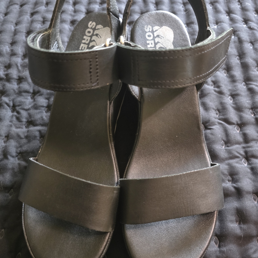 Sorel Women's Black Sandals